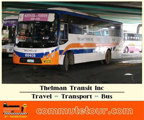 Thelman Transit Inc Bus Schedule Terminal And Contact Details