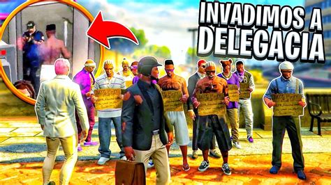 CAOS Na DELEGACIA JILSU SEQUESTRA POLICIAIS No GTA RP YouTube