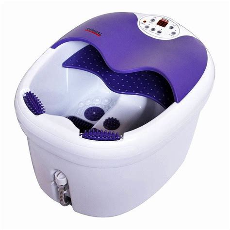 【楽天市場】フットバス 足湯器 フットスパ 持ち運び簡単 足浴 エステ 電動ローラー付 Kendal All In One Foot Spa Bath Massager Fbd1023 家電