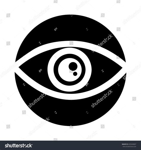 Eye View Symbol Icon Stock Vector (Royalty Free) 655549807 | Shutterstock