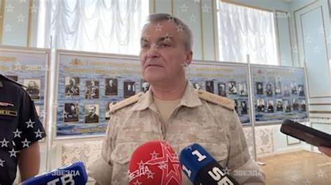 Title: "Russian Admiral Viktor Sokolov Resurfaces in Video Interview ...