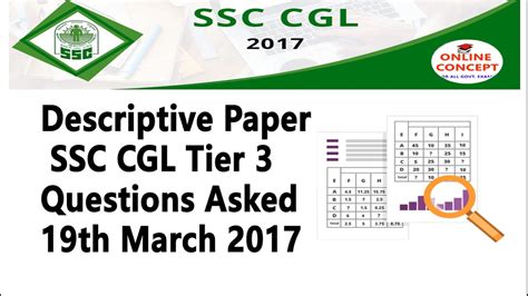 Descriptive Paper Ssc Cgl Tier Th March Analysis And