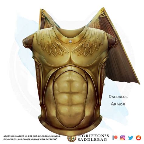 {the Griffon S Saddlebag} Daedalus Armor Armor Breastplate Thegriffonssaddlebag Armor