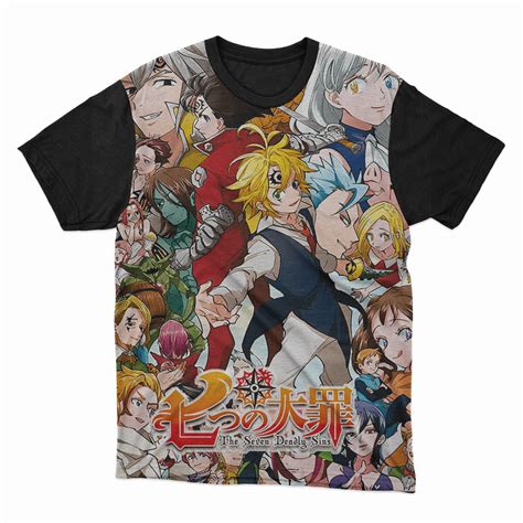 Camiseta Nanatsu No Taizai Otaku Place Regalos Anime Atelier Yuwa Ciao Jp