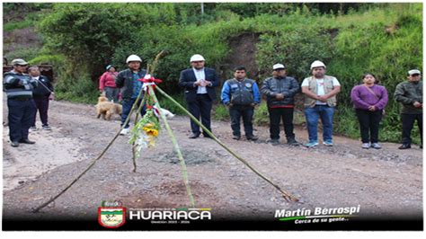 Municipalidad De Huariaca Realiz Colocaci N De Primera Piedra De