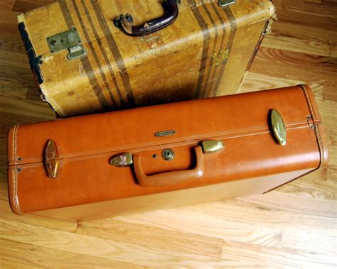 Vintage Samsonite Suitcase Luggage Style 4655 1950s Faux Etsy