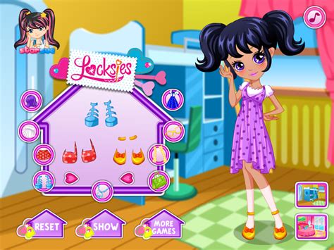 Locksies Girls Elli Dress Up Game - Play Online on Flash Museum 🕹️