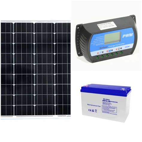 Panneau Solaire Monocristalin 80w12v Aitecbatterie St Léonardvalais Winner Price