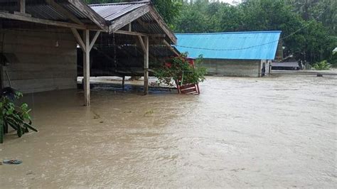 Banjir Terjang Lembah Mukti Donggala Ketinggian Air Capai 1 Meter