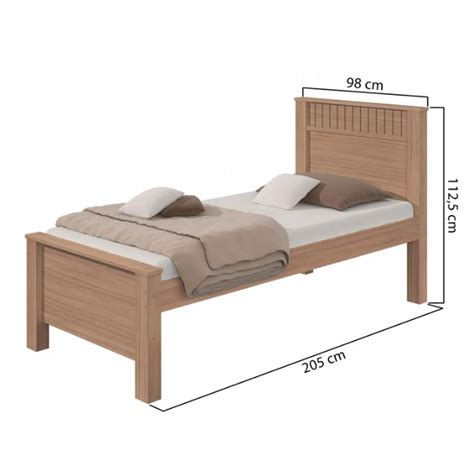 CAMA SOLTEIRO ATHENAS PLUS CARV NATURALE Casa Guido Especialista