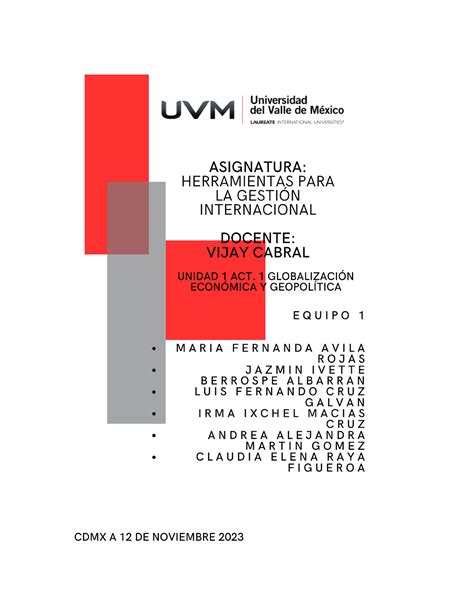 A 1 EQ1 Actividades 1 Describe En Un Cuadro Comparativo Los