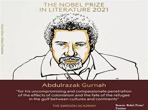 Nobel Prize For Literature 2021 Novelist Abdulrazak Gurnah Awarded