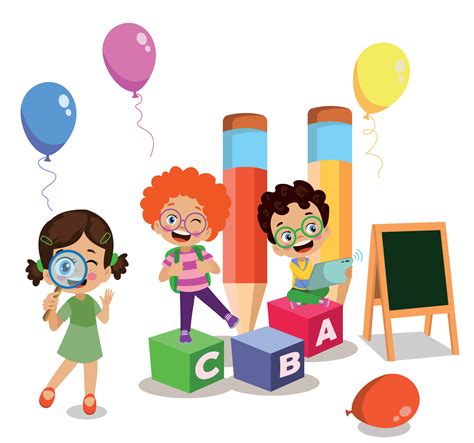 Kids playing with bricks and educational games in kindergarten room