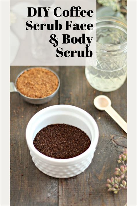 Diy Coffee Scrub Easy Face And Body Scrub Recipe In 2024 Coffee