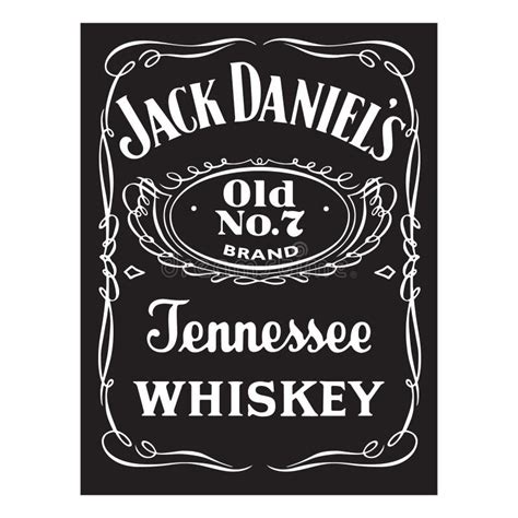 Jack Daniels Whiskey Logo Editorial Illustration Editorial Photo ...