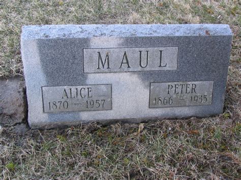 Peter Conrad Maul Find A Grave Memorial