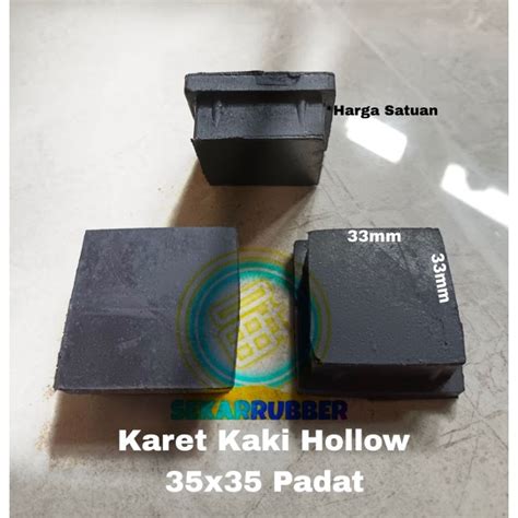 Jual Karet Kaki Hollow X Padat Tutup Kaki Kursi Meja Rak Besi Baja