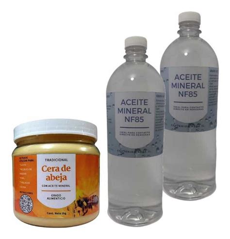 Aceite Mineral Y Cera De Abeja Para Madera Grad Alimenticio