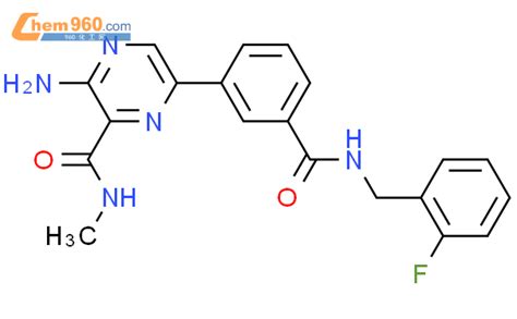 625462 35 3 Pyrazinecarboxamide 3 Amino 6 3 2 Fluorophenyl Methyl