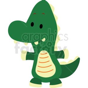 baby cartoon alligator vector clipart . Commercial use GIF, JPG, PNG, EPS, SVG, AI, PDF clipart ...