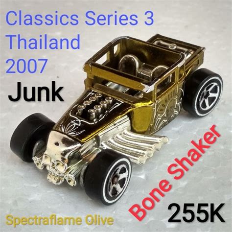 Hot Wheels Bone Shaker Classic Series Colors Spectraflame Olive Shopee Malaysia