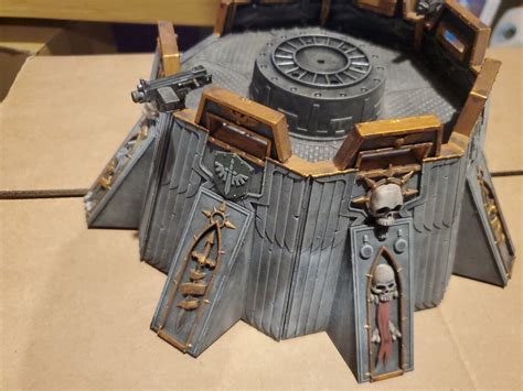 Warhammer 40k Terrain Fortress Of Redemption Part Painted Please Read