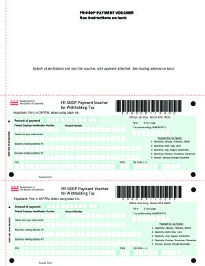 Fillable Online Otr Cfo Dc Fr Q Dc Office Of Tax And Revenue