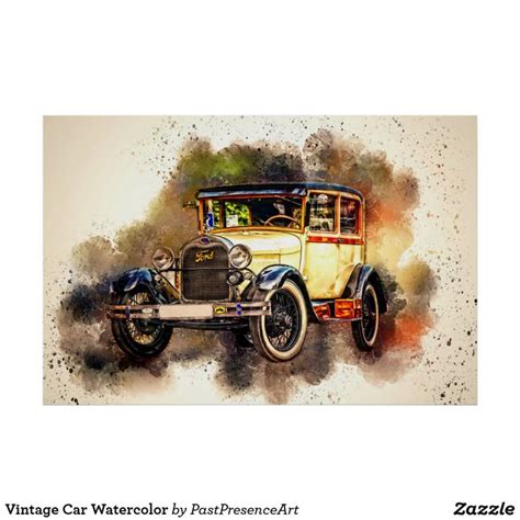 Vintage Posters & Prints | Zazzle | Vintage cars, Car posters, Classic cars vintage