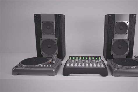 DJ Decks & Speakers | High-Quality 3D Objects ~ Creative Market