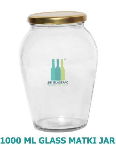 Metal Lug Cap 1000 ML GLASS MATKI JAR At Rs 17 Piece In Firozabad ID