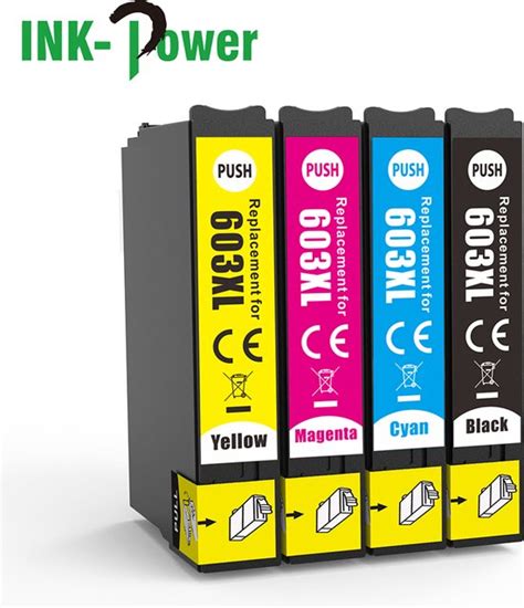 Epson 603 Multipack Van 4 Stuks Met Chip Epson 603XL Voor