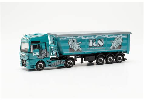 Herpa 954822 MAN TGX GM Kühlkoffer Sattelzug Herzer Gastein 1 87