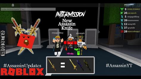 Roblox Assassin New Update New Exotic Striker7292017 Youtube