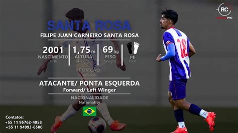 Santa Rosa Atacante Ponta Esquerda Forward Left Winger