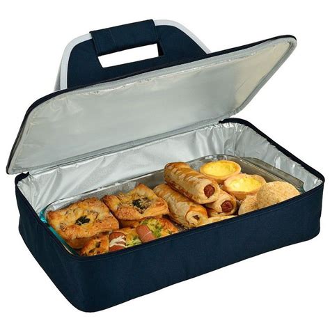 Picnic At Ascot Insulated Casserole Carrier To Keep Food Hot Or Cold Navy Food Carrier