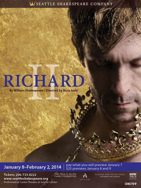 Richard II | Seattle Shakespeare Company