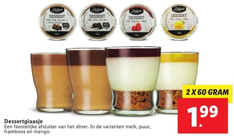 Deluxe Dessertglaasje G Aanbieding Bij Lidl