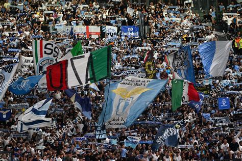 Ss Lazio Fans During Italian Football Editorial Stock Photo - Stock ...