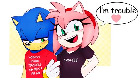 Sonic Loves Trouble Sonic X Amy Sonamy Comic Dub Compilation Youtube