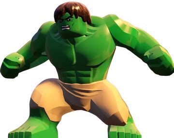 LEGO Hulk Figure 3D Model 10 3ds C4d Dae Dxf Fbx Obj Stl