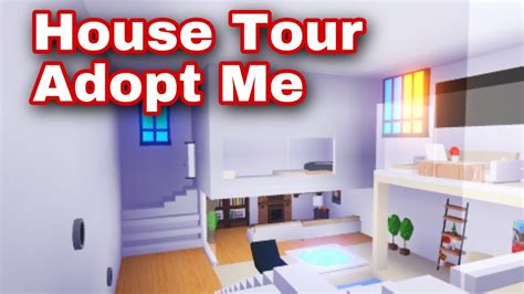 My Futuristic House Tour Part Roblox Adopt Me Youtube