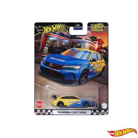 單位日貨 風火輪 日本正版 Hot Wheels 林蔭大道 24 HONDA CIVIC SPOON TYPE R 蝦皮購物