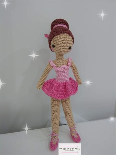 Vanessa Lovatel Artes Feito M O Boneca Bailarina Amigurumi De Croch