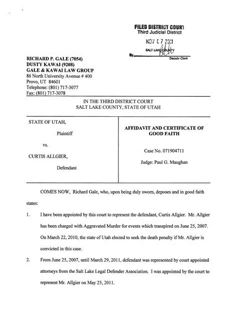 Pdf Motion To Disqualify Affidavit Dokumen Tips