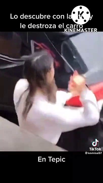 VIDEO Mujer Destroza Auto Tras Descubrir Que Su Pareja Es Infiel