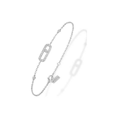 Achat Bracelet Messika Move Uno Pav En Or Blanc Et Diamants