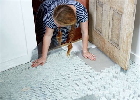 Bathroom of the Week: An Artist-Made Mosaic Tile Floor, Start to Finish ...