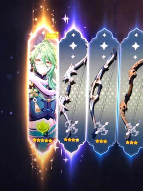 Accidentally Got Furinas Weapon While Wishing For Baizhu Genshin Impact