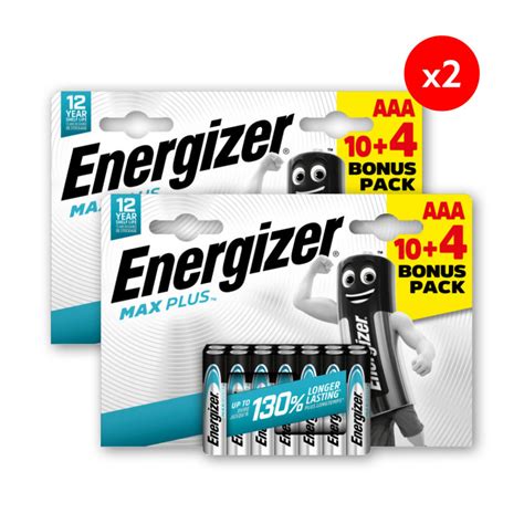 Pack De Energizer Max Plus Alcaline Aaa Lr Pack De Piles