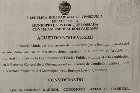 INTI Cartel de Notificación de Revocatoria a Ingrid Yoana Gutiérrez